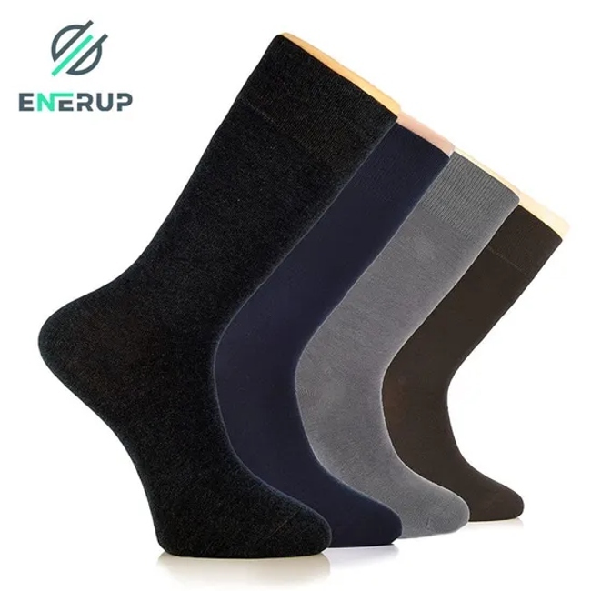 Enerup Breathable Antibacterial Copper MID-Calf Business Socks