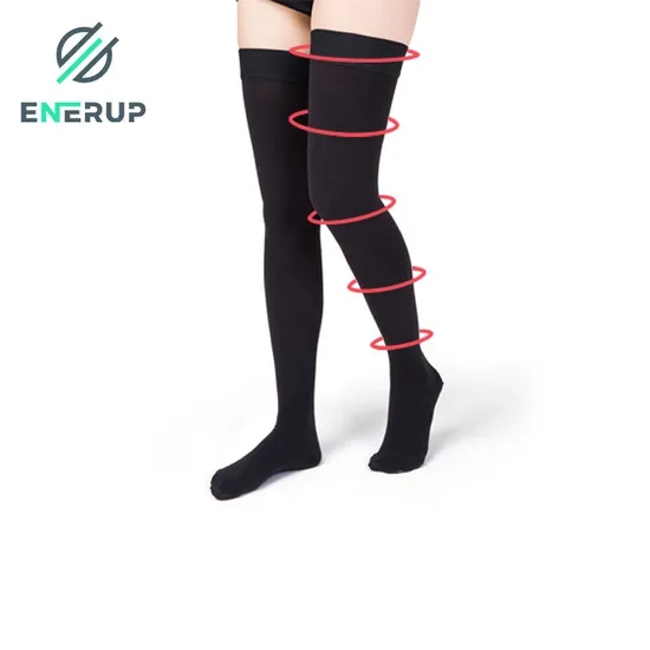 Enerup Nylon Black Compression Socks