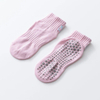 Label Design New Solid Color Simple Non-slip Breathable Yoga Socks Pilates Socks Women Indoor Dance Fitness Gymnastics Training 
