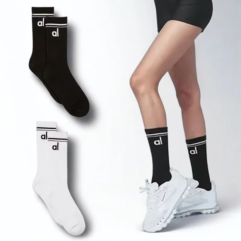 distributor Yoga Cotton Socks Mid length Socks Pure Cotton Sock for Men and Women Four Seasons Sports Running 