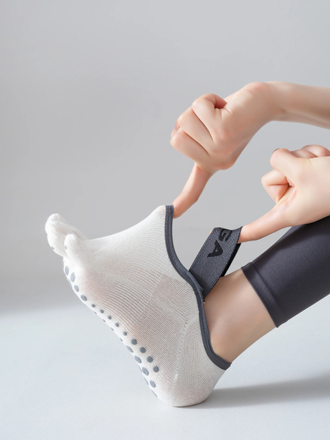 quick turnaround of Women's Five Finger Socks, Professional Anti Slip Yoga Socks, Pilates Fitness 