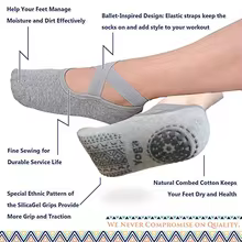 Innovation women's yoga socks, skipping rope sports socks, Pilates indoor anti slip floor 