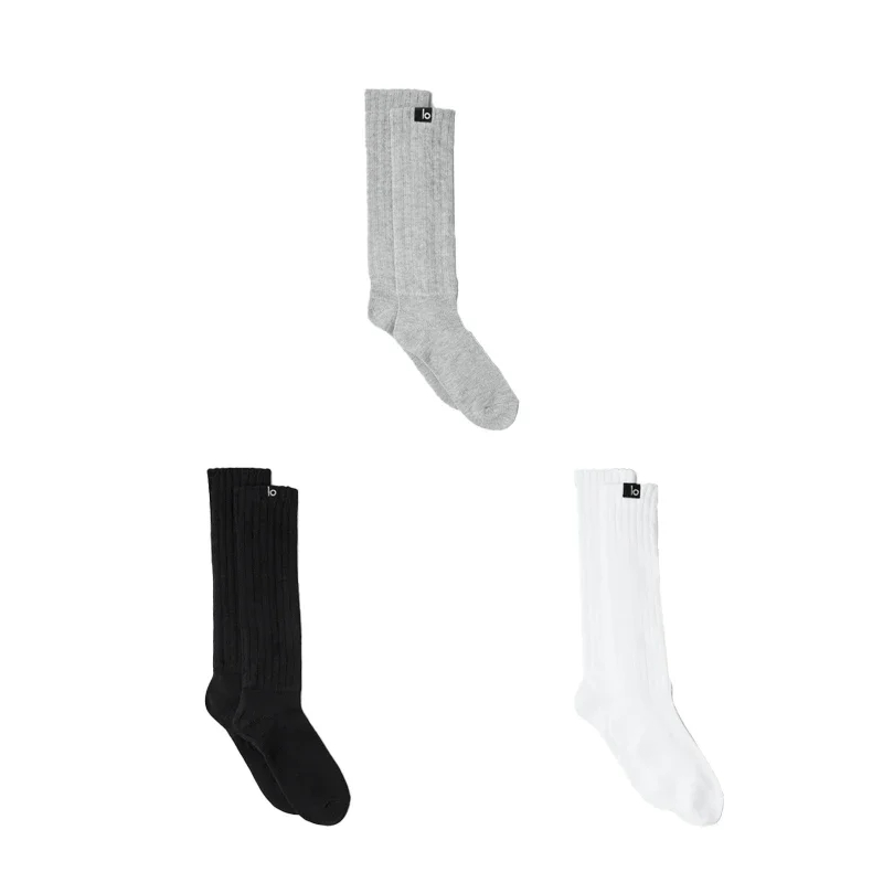 Product Development LO Women SCRUNCH Socks ed with Ultra Thick Yoga Socks Soft and Breathable Vintage Casual Stockings Knitted 