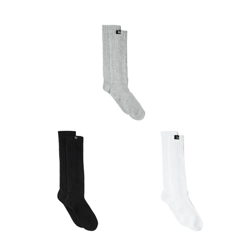 Product Development LO Women SCRUNCH Socks ed with Ultra Thick Yoga Socks Soft and Breathable Vintage Casual Stockings Knitted 