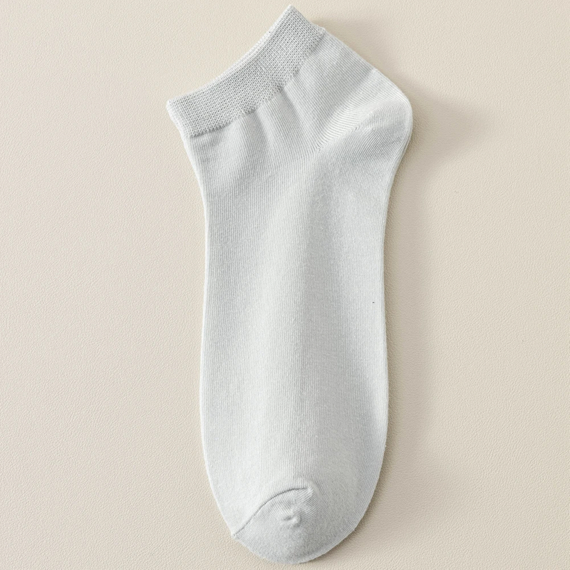 e-commerce ready Plus Size Men Ankle Socks High Quality Cotton Summer Socks Low Cut Sports Short Socks Boys Black 