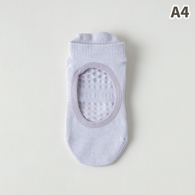 personalize Women Pilates Socks Backless Anti-Slip Breathable Yoga Ankle Ladies Ballet Dance Sports For Fitness 