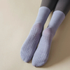 Innovation New Cotton Mid-calf Solid Color Silicone Non-slip Sports Stockings Fitness Pilates Yoga Socks Women Dance Socks 