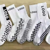 High Quality OEM Custom Design Men Brand Soccer Football Crew Grip Sports Socks
