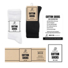 Free Sample OEM Custom Logo Socks Men White Sport Crew Socks