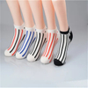Affordable Custom Stripe Cotton Crew Socks for Men and Women