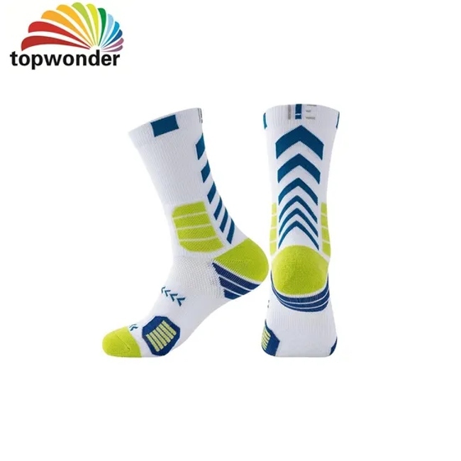 Customize Comfortable Fashion Sports Sock Basketball Sock Football Sock Running Sock Crew Sock in All Designs for Men Women and Kids