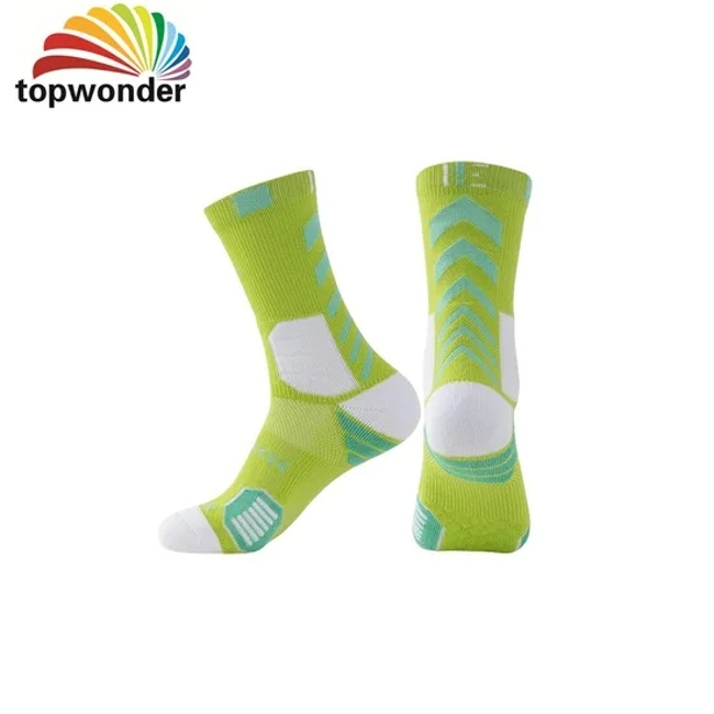 Customize Comfortable Fashion Sports Sock Basketball Sock Football Sock Running Sock Crew Sock in All Designs for Men Women and Kids