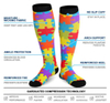 Custom Patterns Knee High 20-30mmhg Sports Compression Socks