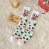 Snow Socks Women′s Christmas Floor Sock Stocking Winter Sleeping Socks Custom Wholesale