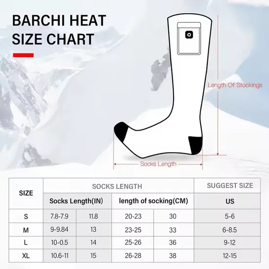 Wholesale Custom Self-Heating Tourmaline Heating Socks Massage Magnetic Therapy Health Socks