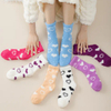 Cozy Fuzzy Socks for Womens Girsl, Non-Skid Gripper Bootom
