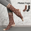 Fashion Double Layer New Hot Sale Cotton Thick Non Slip Anti Slip Grip Pilates Fashion Yoga Socks Custom