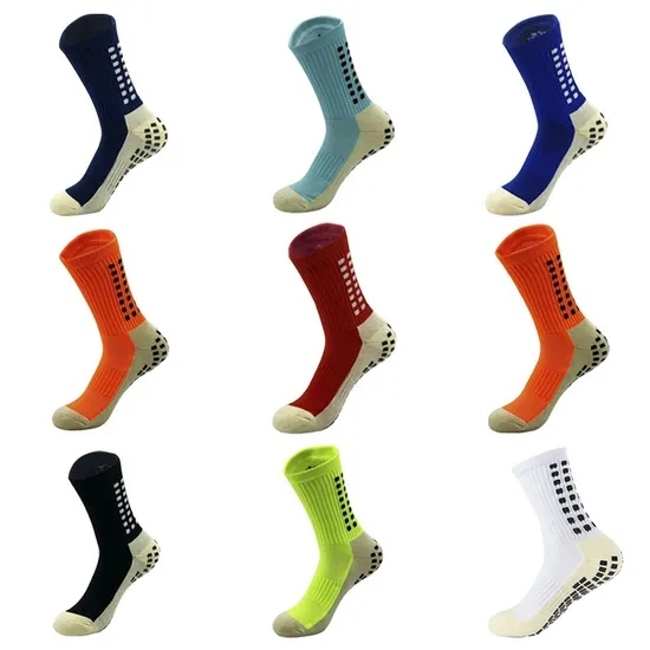 Anti Slip Compression Custom Mesh Unisex Football Men Design Grip Crew Soccer Sports Socks