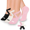 Women′s Non-Slip Exercise Grip Cotton Designer Customised Custom Sports Pilates Yoga Socks