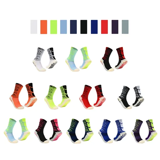 Non Slip Socks Thickened Towel Bottom Soccer Grip Football Basketball Sports Socks Custom Logo