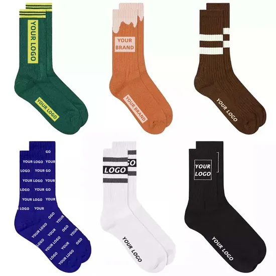 High Quality Crew Ankle OEM Women Sports Custom Logo Cotton Men Socks