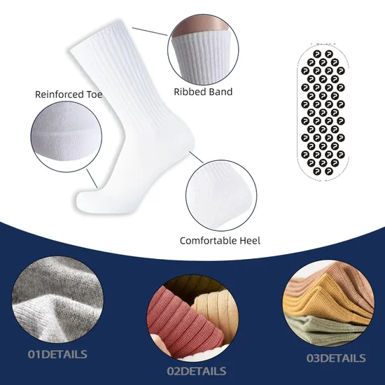 Manufacturer Logo Design Cotton Crew Premium Quality Cycling Brand Cushion Athletic Sports Custom Socks