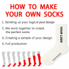 Custom Sports Soccer Support Free Grips Design Athletic for Football Non Slip Anti-Slip Grip Crew Sock Custom Logo