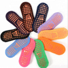 Bulk Wholesale Custom Anti Slip Silicon Gel Cotton Kids Grip Trampoline Socks
