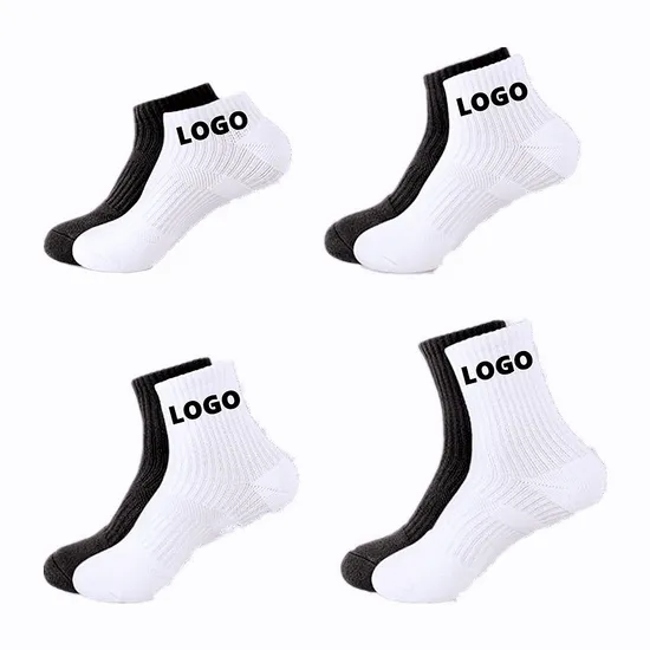 Bulk Wholesale OEM/ODM Men Women Grip Basketball Crew Compression Football Soccer Sweat-Absorbent Ankle Anti-Bacterial Custom Cotton Nylon Sports Socks