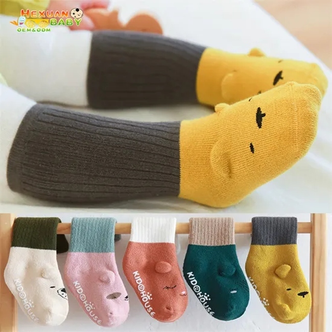 Sock Winter Warm Set Sale Colorful Kids Socks with Gift Knit Winter Baby Socks