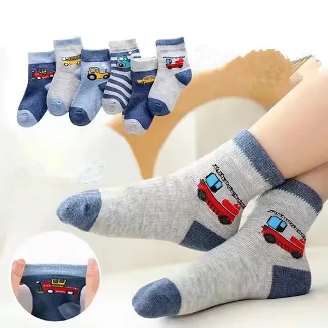 Winter Children′s Socks MID Tube Kids Socks Terry Girls Boys Baby Socks