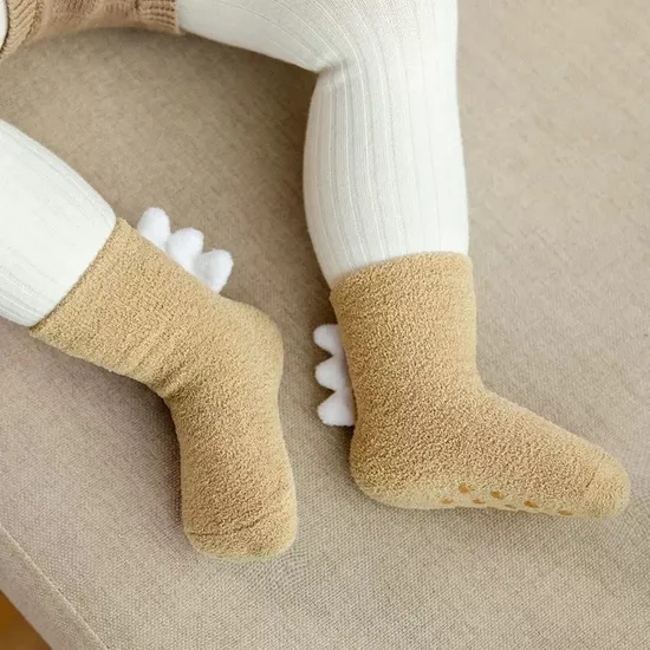 Wholesale Soft Comfortable Girls Baby Hosiery % Cotton Terry Children Sock Crew Socks for Baby