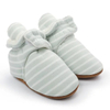 Newborn Whole Cotton Fabric Striped Print Infant Indoor Boy Girl Shoes Booties Crib Floor Baby Socks
