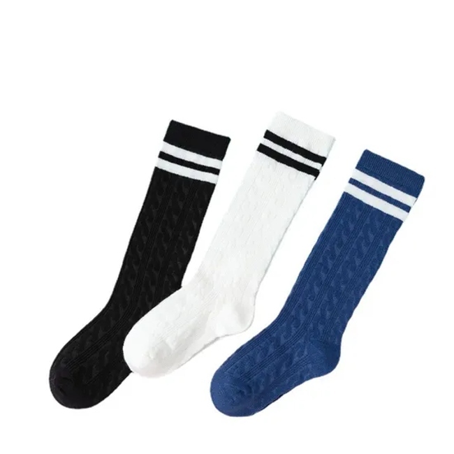 Wholesale Custom % Cotton Baby Boystoddlers Girls School Sport Children Knee High Kids Tube Soccer Socks