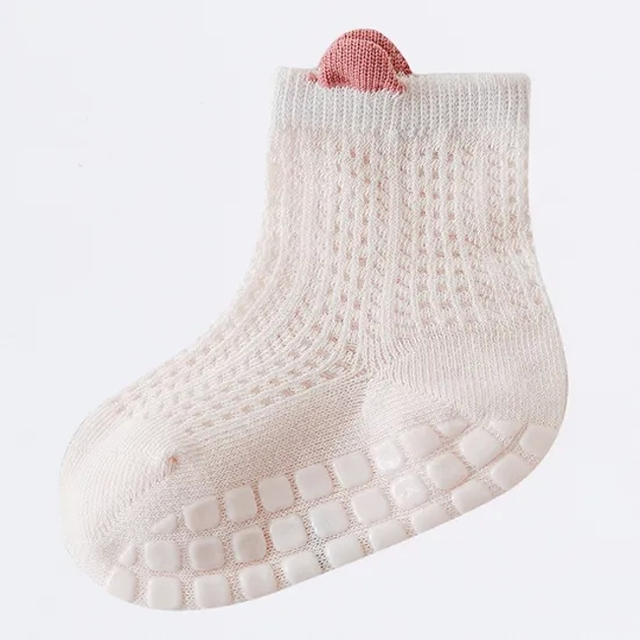 Newest Anti Slip Mesh Floor Cartoon Breathable Low Cut Baby Shoes Socks