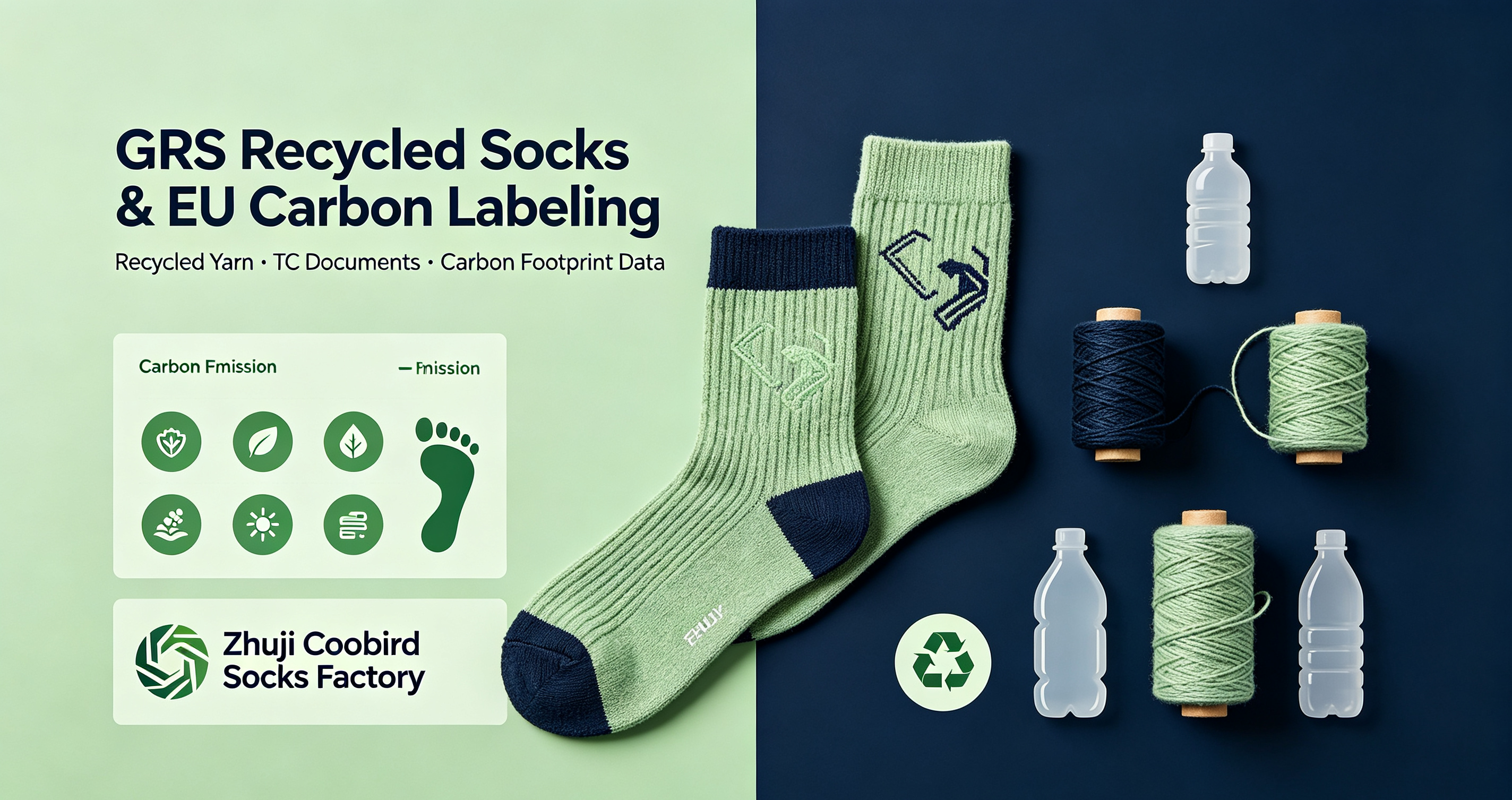  GRS Recycled Yarn Socks & EU Carbon Labeling: Declaration Process & Factory Documentation Requirements
