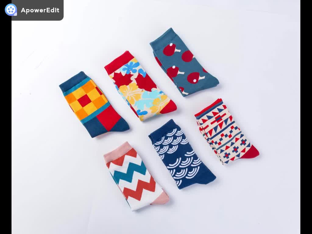 Certificate OEM ODM Factory Fancy dress socks for men design print