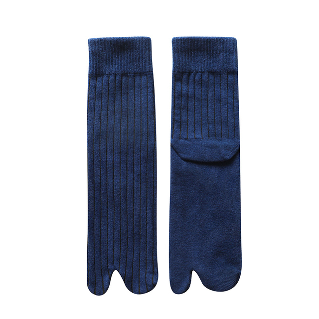 wholesale custom Black socks japan style import export business best tube anti-bacterial two toe women