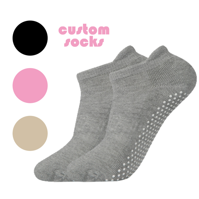 Custom Compression Anti Slip Kids Men Women Ankle Socks Unisex Black White Cotton Sport Socks Ankle Cute Padded Funny Ankle Sock