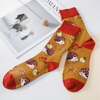 artisan crafted women s Zebra Bee Hedgehog Cow Pattern Cartoon Funny Socks Animal Printed Fashion Casual Colorful Crew Cotton 