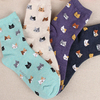 Made in China Strawberry Watermelon Peach Banana Pinapple White Socks women Embroidery Harajuku Ankle Sock Avocado Short Socks 