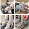 Design Service Autumn Winter women Thicken Coral Fleece Five Finger Socks Soft Middle Tube Socks Home Floor Sleeping Socks 