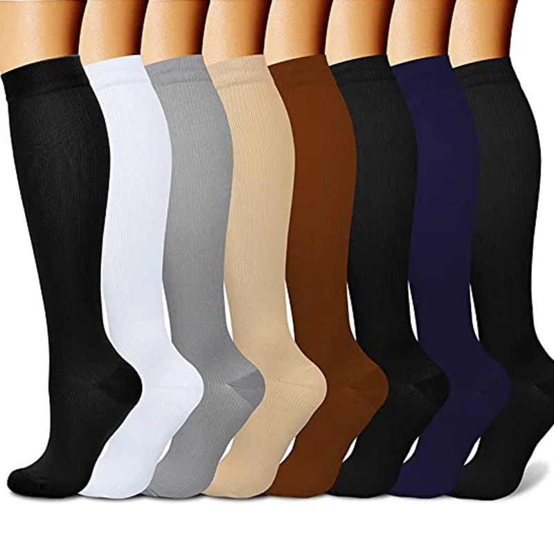 Reasonable Cost Compression Stockings women Hiking Running Socks Flight Pregnancy Swollen Varicose Veins Marathon Sports 