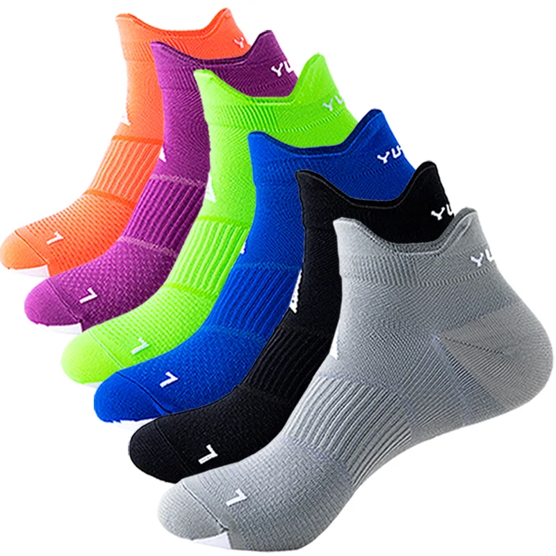 Competitive Pricing Running Nylon Short Socks for women Four Season Drying Breathable Non Slip Marathon Cycling Sports 