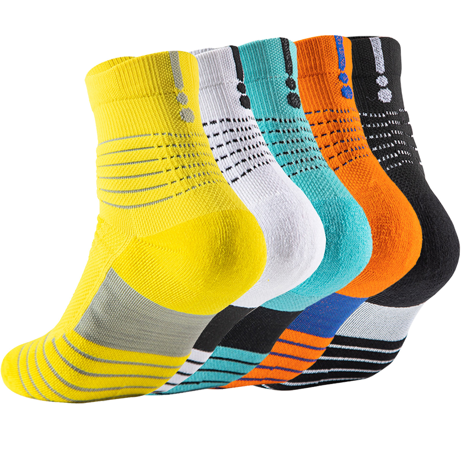 new product release Running Sport Socks Football Bike Cycling Soccer Compression Fitness Hiking Outdoor 
