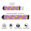 Low-cost Cheese Funny Socks Dairy Food Snack Gourmet Cheddar Novelty Casual Crew Socks Contrast Color Design for women 