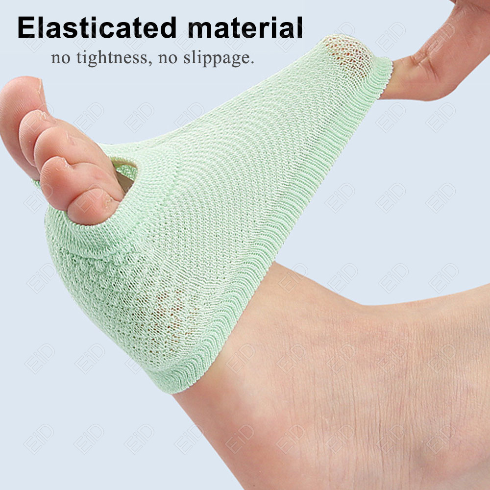 Promotion Forefoot Half Foot Toe Seperated Socks women Summer Cotton Invisible Socks Cover Female Breathable No Show Socks 