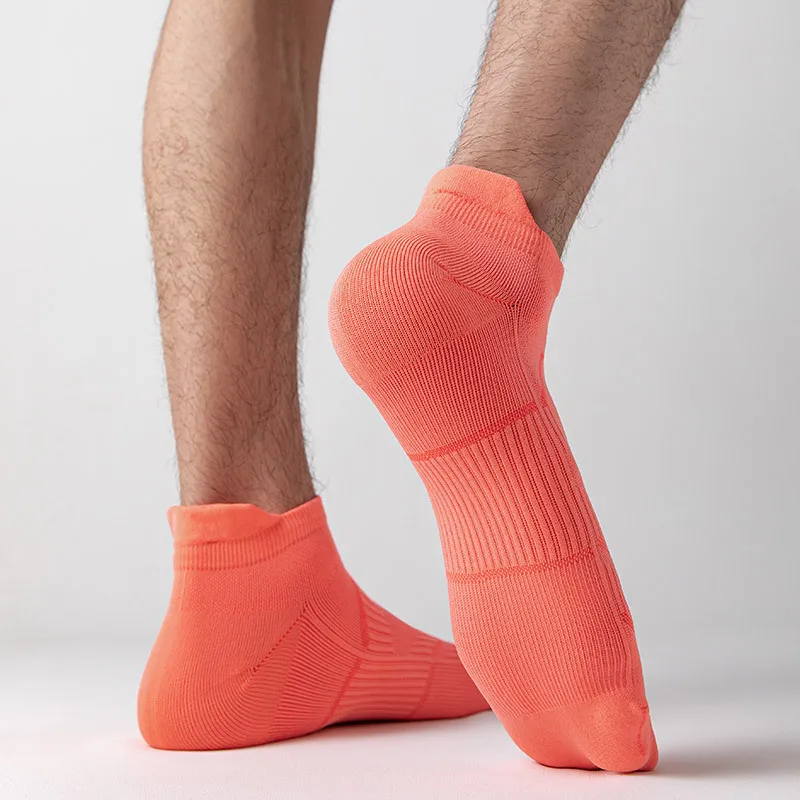 durable women Running Socks Cotton Thin Breathable Riding Cycling Basketball Sports Socks Non slip Low Cut Ankle Short 