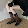 Promotion Sports Ankle Socks With Five Pointed Star Pattern Black White women Personality Simple Breathable Crew Socks Street 