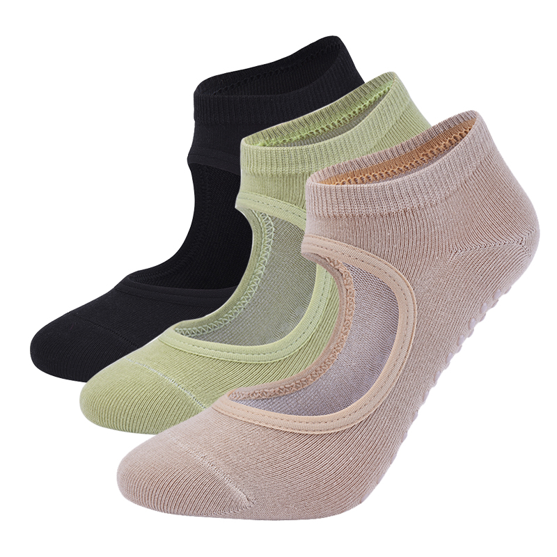 Inventory Management Terry Yoga Socks Cotton Silicone Thickened Non slip Mid calf Pilates Socks Floor Socks women Indoor Dance 
